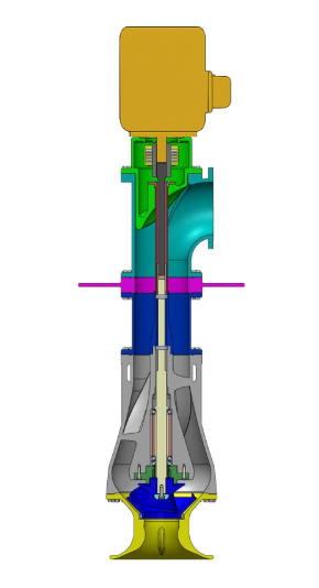 Cutaway view